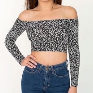 American Apparel Winnie Off Shoulder Top